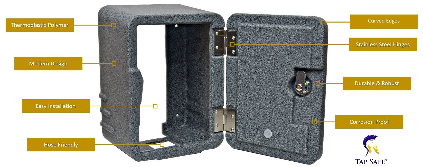 Tap Safe outside tap lockable security box cover