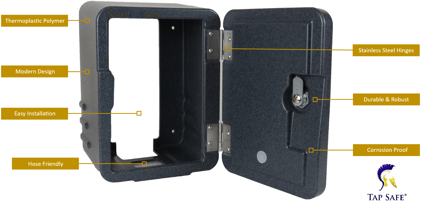 Tap Safe outside tap lockable security box cover