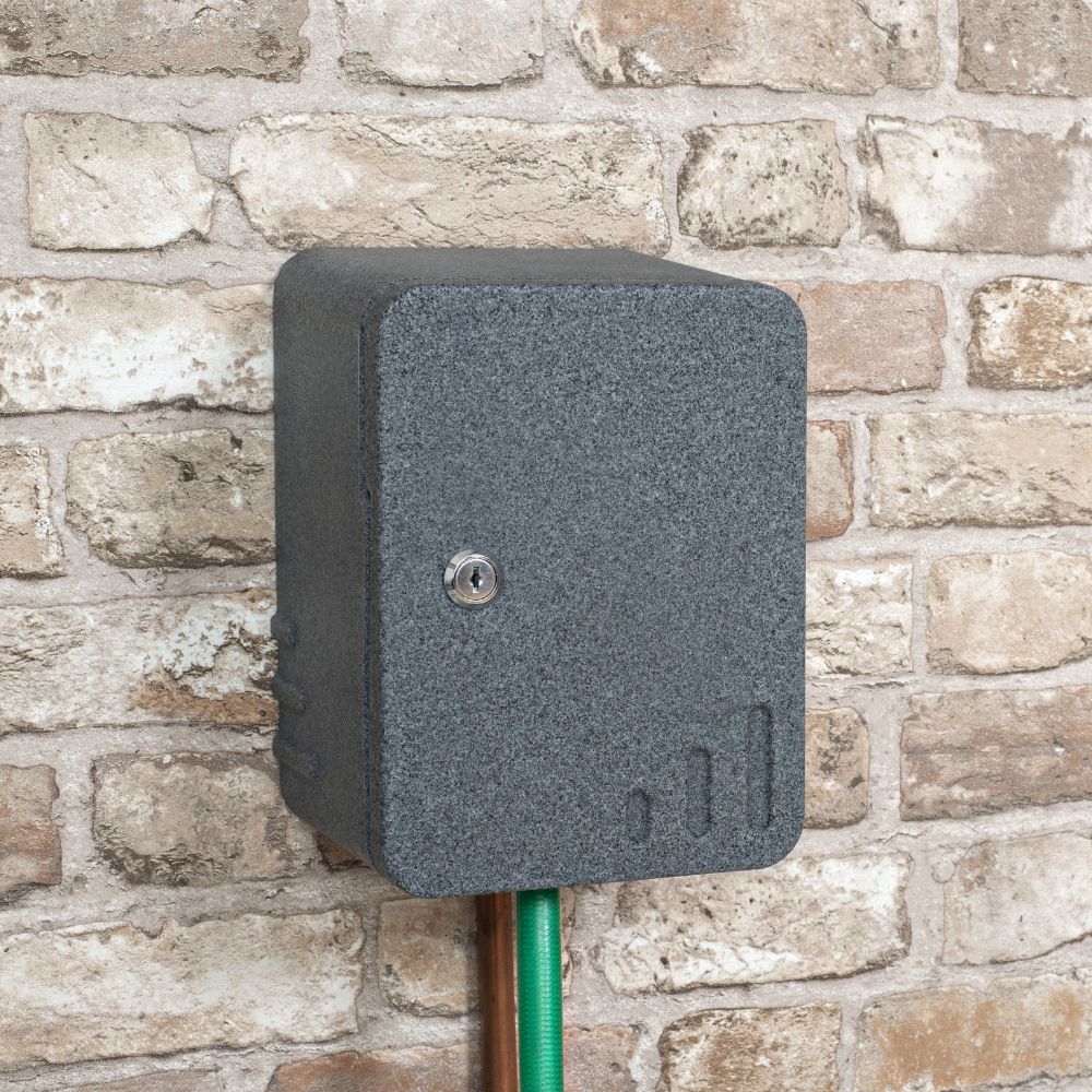 Tap Safe outdoor tap cover in Graphite Grey